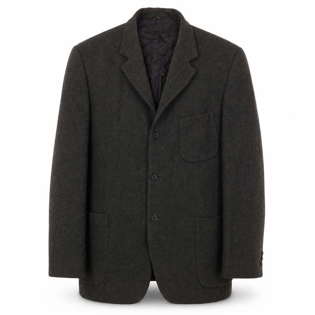 Front view of Cerruti 1881 Men's Grey Regular Fit Blazer, size 50