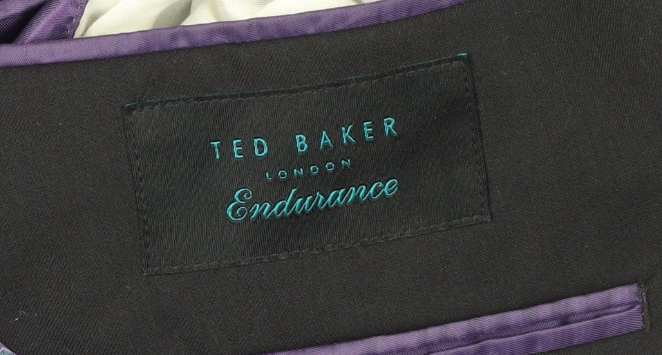 Ted Baker Men's Black Blazer, Size 42S, Wool Blend