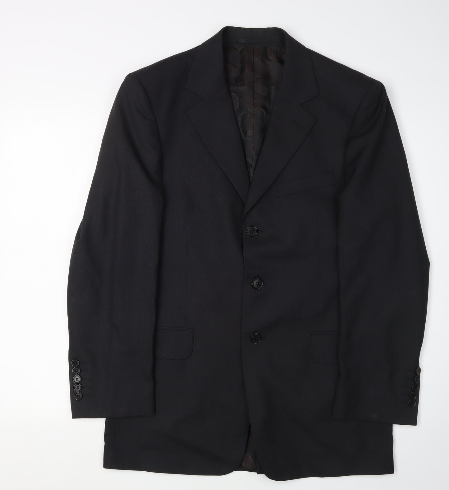 Paul Smith Men's Black Blazer 38 Regular Classic