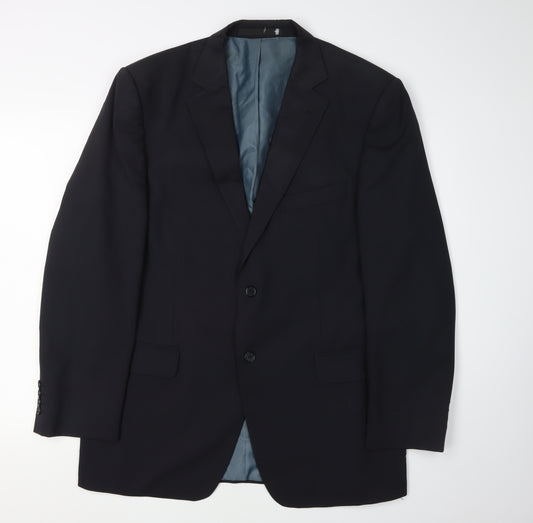 Marks & Spencer Men's Navy Suit Jacket Regular Fit 42R