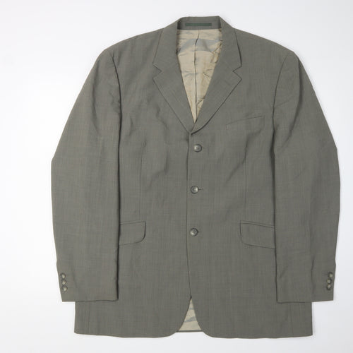 Karl Jackson Men's Grey Blazer, Size 44, Formal Elegance