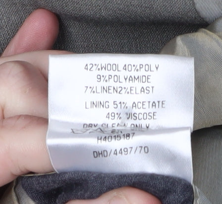 Karl Jackson Men's Grey Blazer, Size 44, Formal Elegance