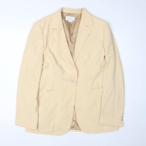 Caractere Beige Women's Blazer UK 14, Business Casual
