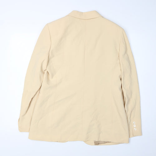 Caractere Beige Women's Blazer UK 14, Business Casual