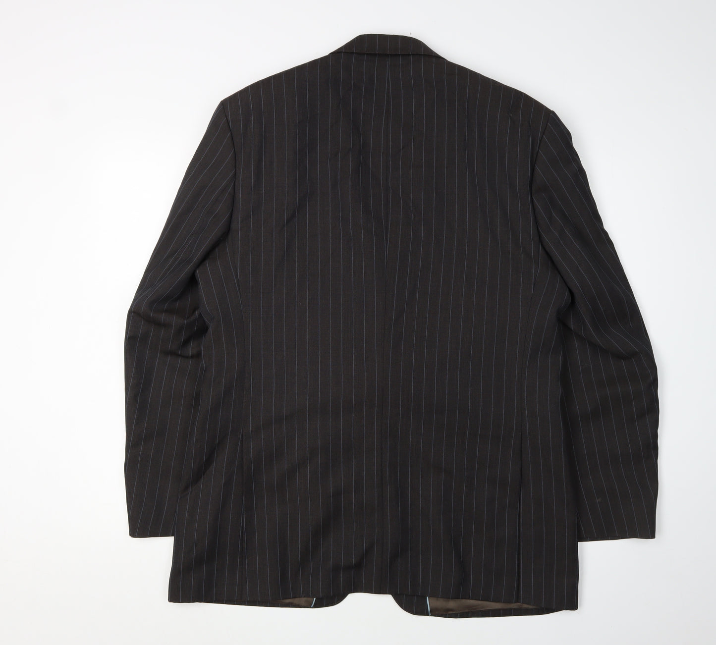 The Label Men's Brown Wool Blazer, Size 40R, Classic Style