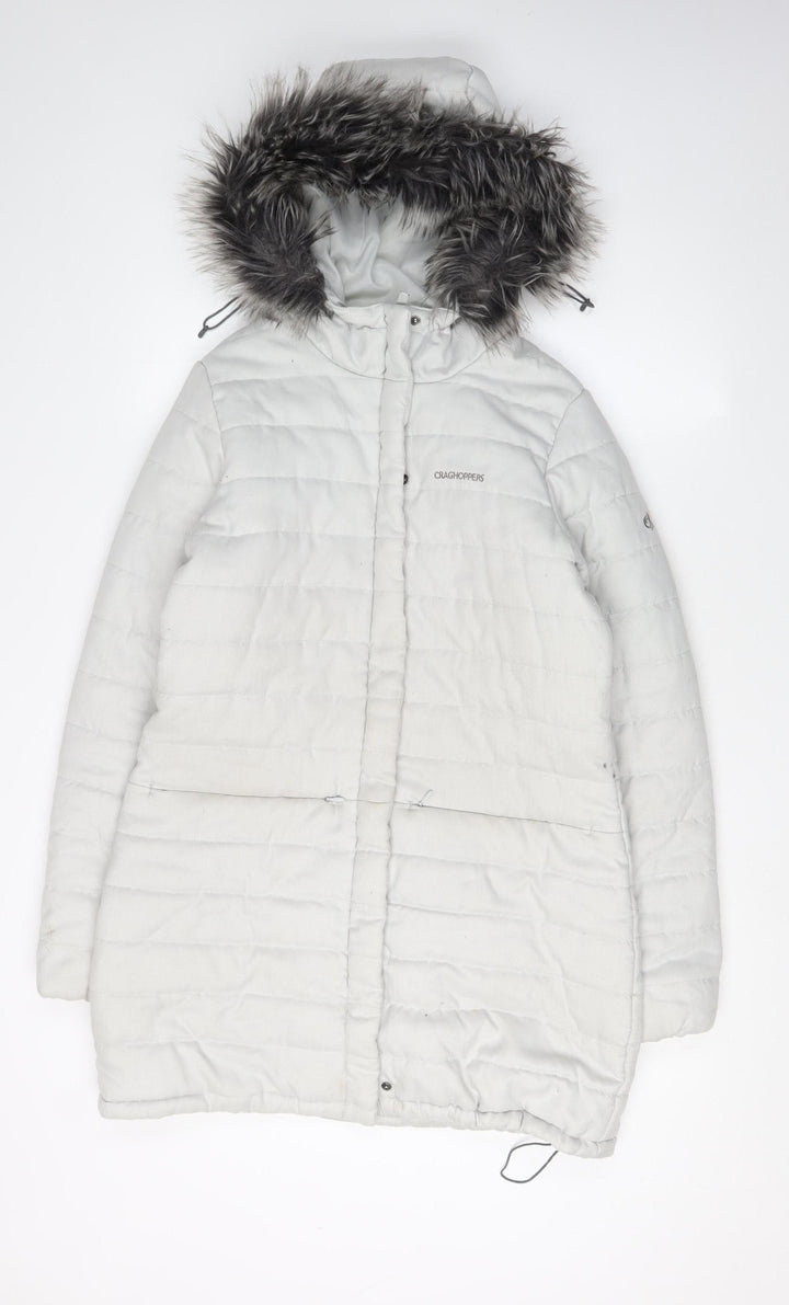 Craghoppers Women's White Puffer Jacket Size 10