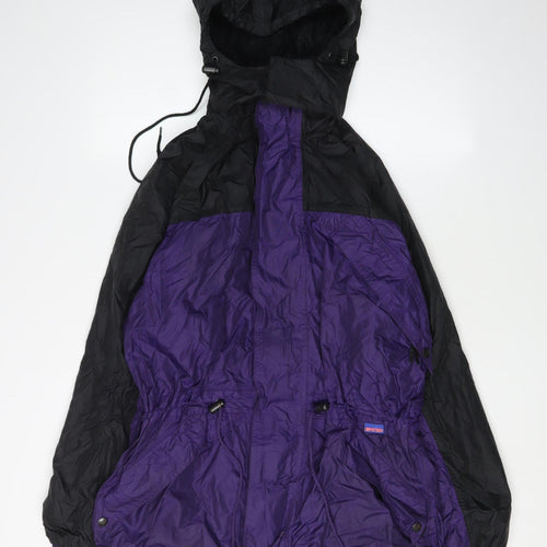 BRYNTECH Women's Purple Black Parka Jacket, Size S