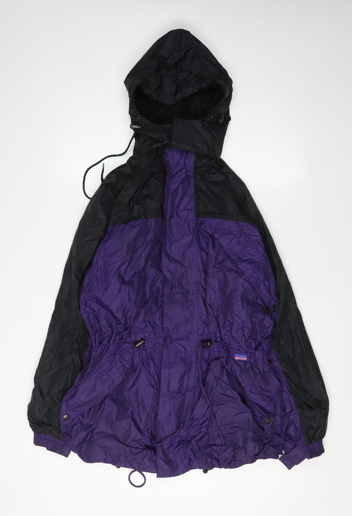 BRYNTECH Women's Purple Black Parka Jacket, Size S