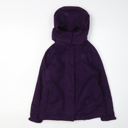 Peter Storm Girls Waterproof Purple Rain Coat 7-8 Years