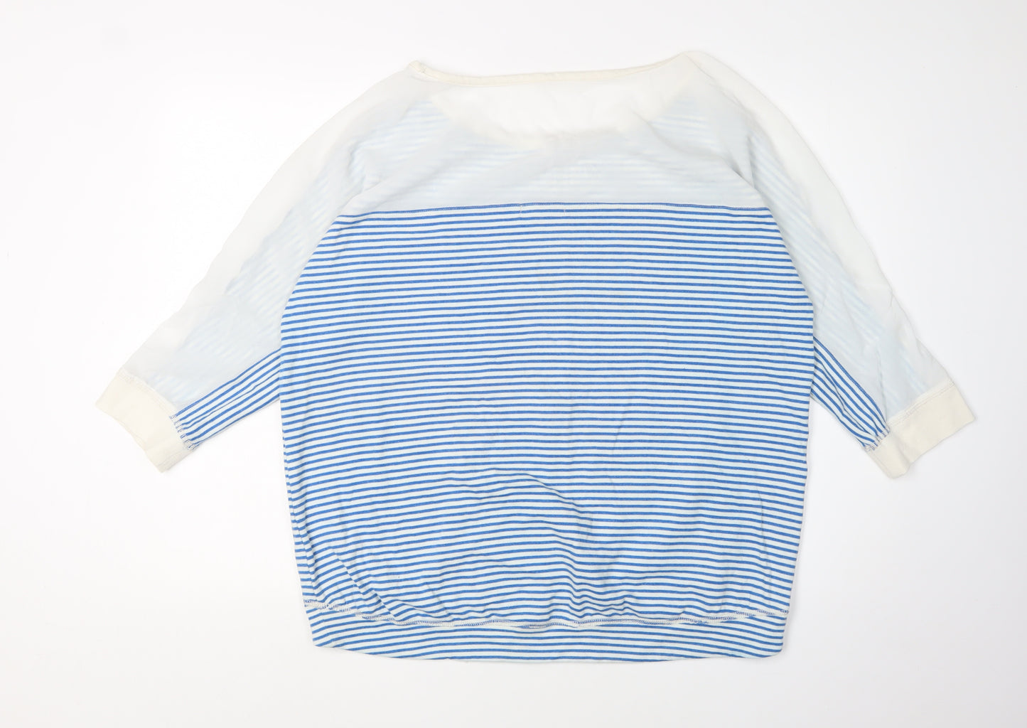 QUBA & Co. Women's Blue Striped Pullover, Size 4