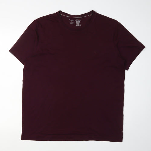 Van Heusen Men's Red XL Crew Neck T-Shirt