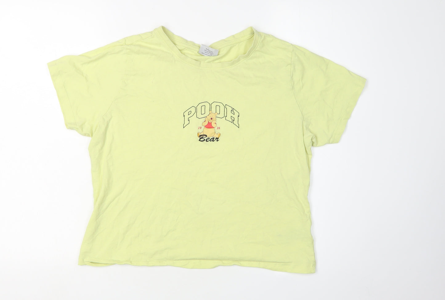 Disney Women's Yellow XL Cartoon T-Shirt