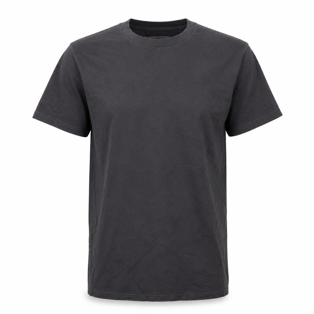 Front view of Jameson Carter Men's Black Crew Neck T-Shirt, Small
