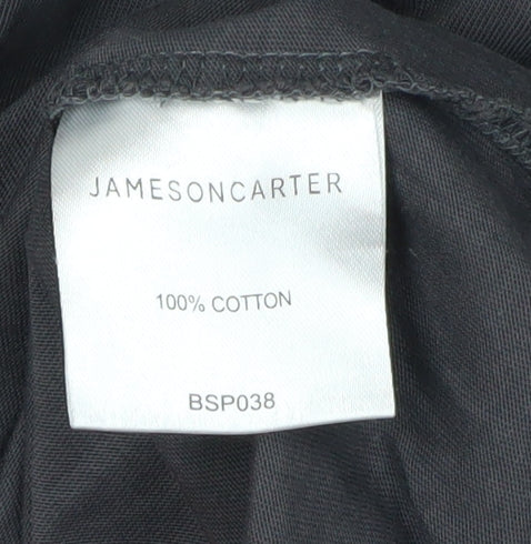 Jameson Carter Men's Black Crew Neck T-Shirt, Small