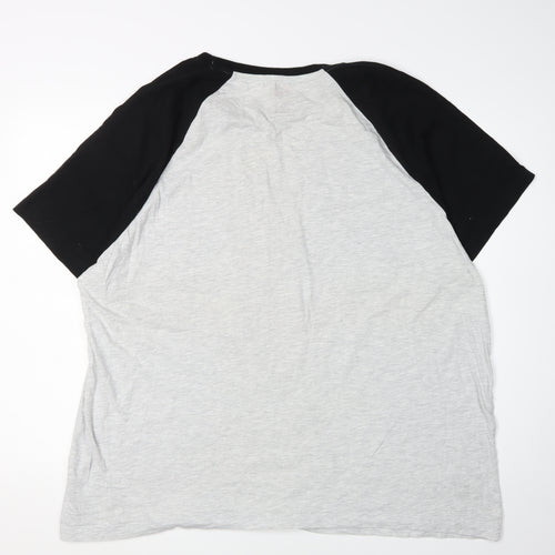Tu Star Wars Men's Christmas T-Shirt, 2XL, Black/Grey