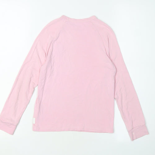 Dinoski Girls Pink Long Sleeve Basic T-Shirt 6-7 Years