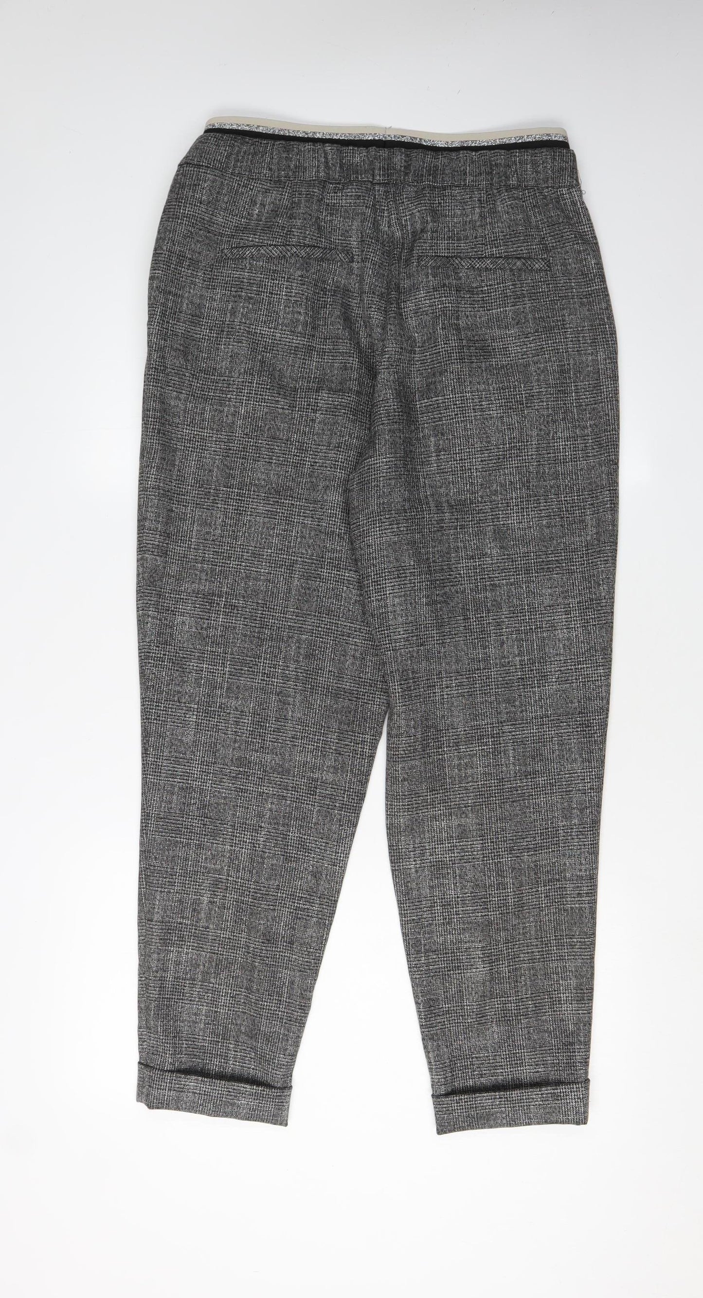 Marc Aurel Women's Grey Cropped Trousers Size 10
