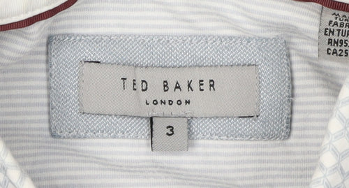 Ted Baker Men's Blue M Polo Shirt, Short Sleeve, Regular Fit