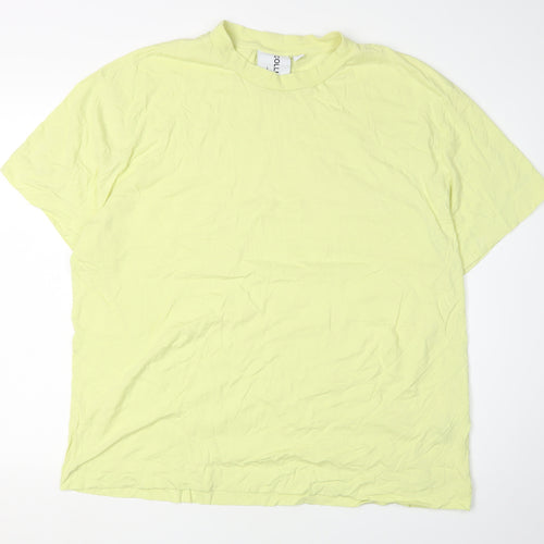 Collusion Men's Yellow 2XL Crew Neck T-Shirt