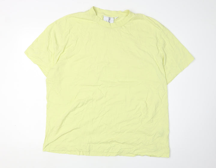 Collusion Men's Yellow 2XL Crew Neck T-Shirt