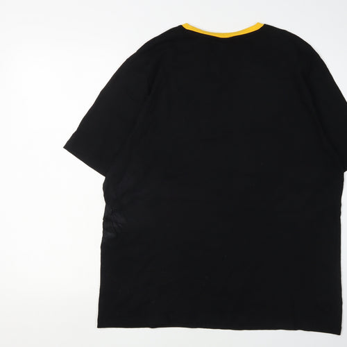 Truffle Shuffle Men's Black Large Retro Movie T-Shirt