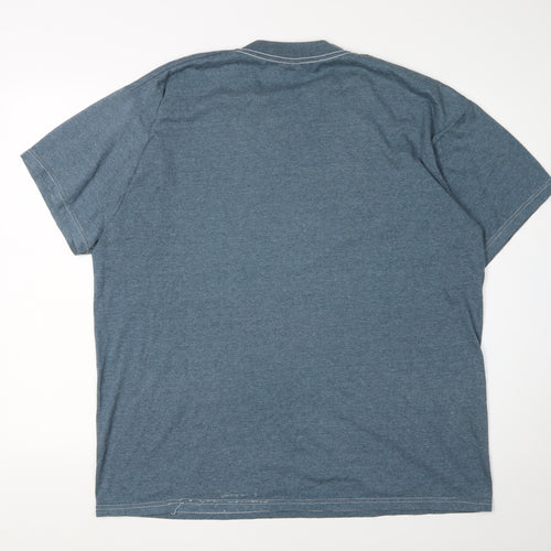 Fruit of the Loom Men’s Blue USA Graphic XL T-Shirt