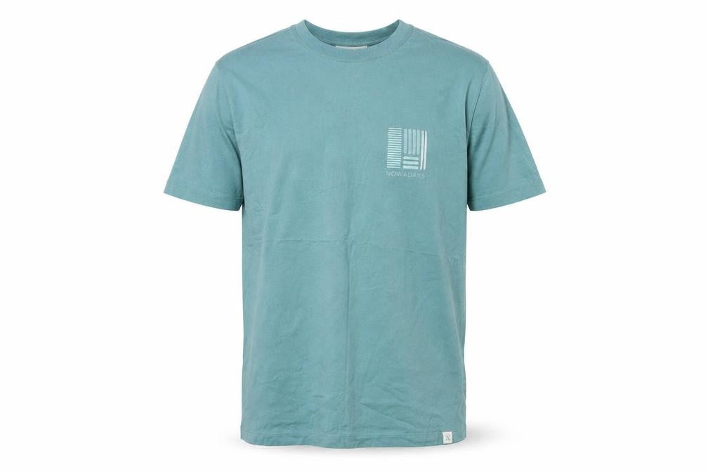 Nowadays Men's Blue Organic Cotton T-Shirt S