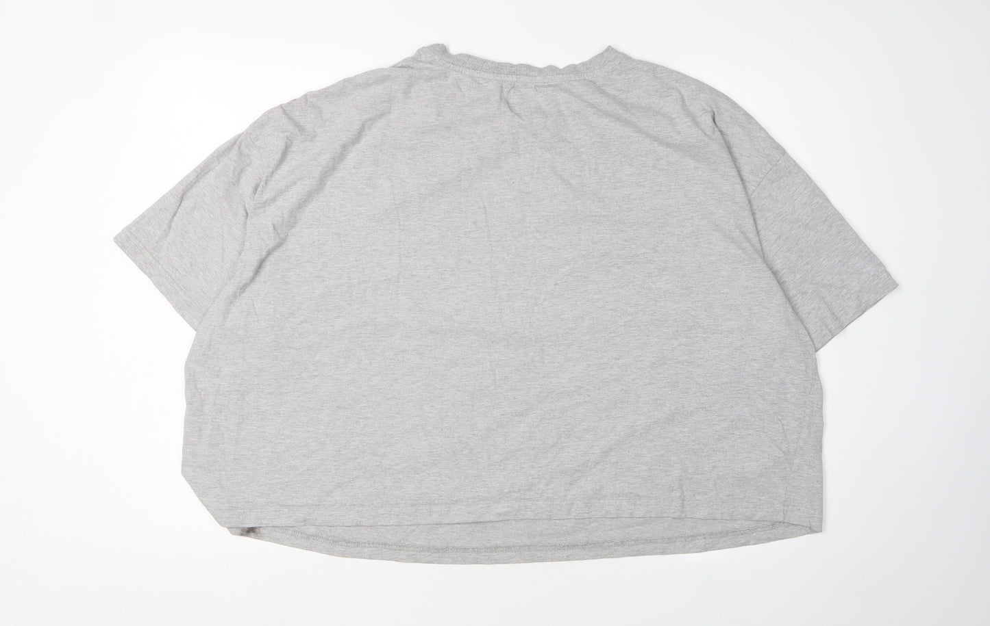 Disney Unisex Grey Mickey Mouse Cartoon T-Shirt 2XL