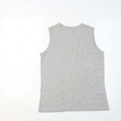 New York & Company Grey Sleeveless Women's Tank Basic Style