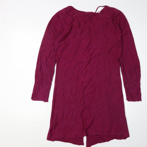 Milette Stuff Women's Red Cardigan Size 10 Buttoned Knitwear