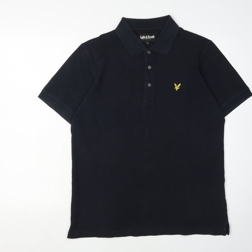 Lyle & Scott Men's Black Polo, Size M, Casual Wear