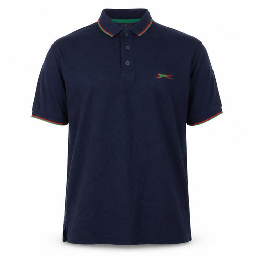 Slazenger Men's Blue XL Polo Shirt with Logo