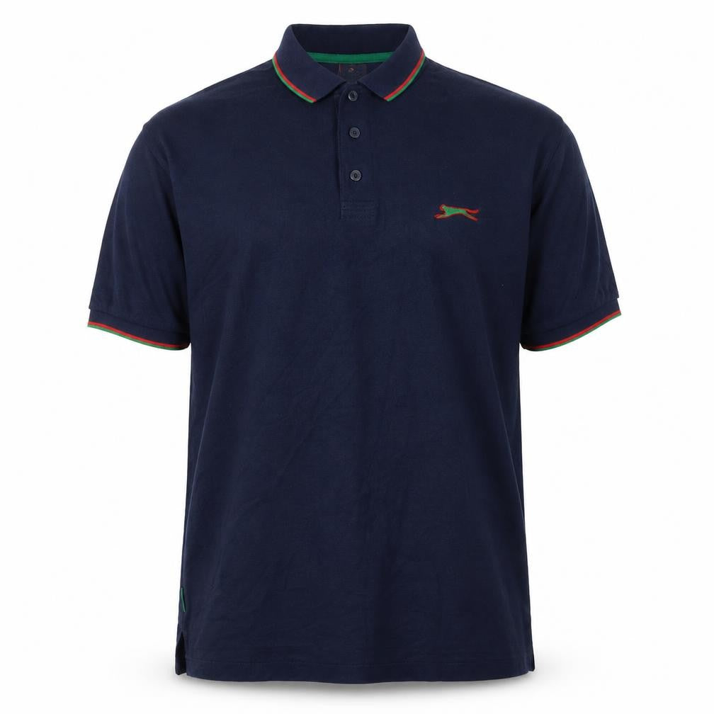 Slazenger Men's Blue XL Polo Shirt with Logo
