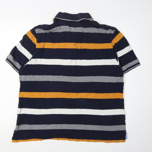 Marks and Spencer Men's XL Striped Polo Shirt
