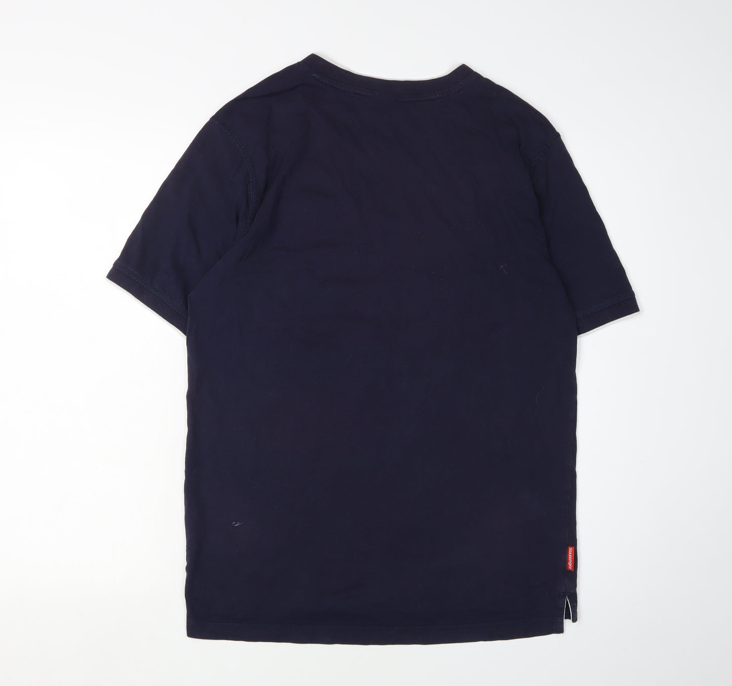 Slazenger Men's Blue V-Neck T-Shirt, Size S