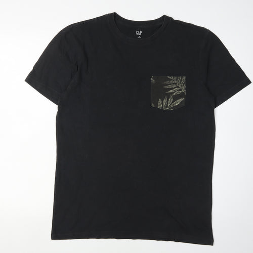GAP Men's Black Crew Neck T-Shirt M