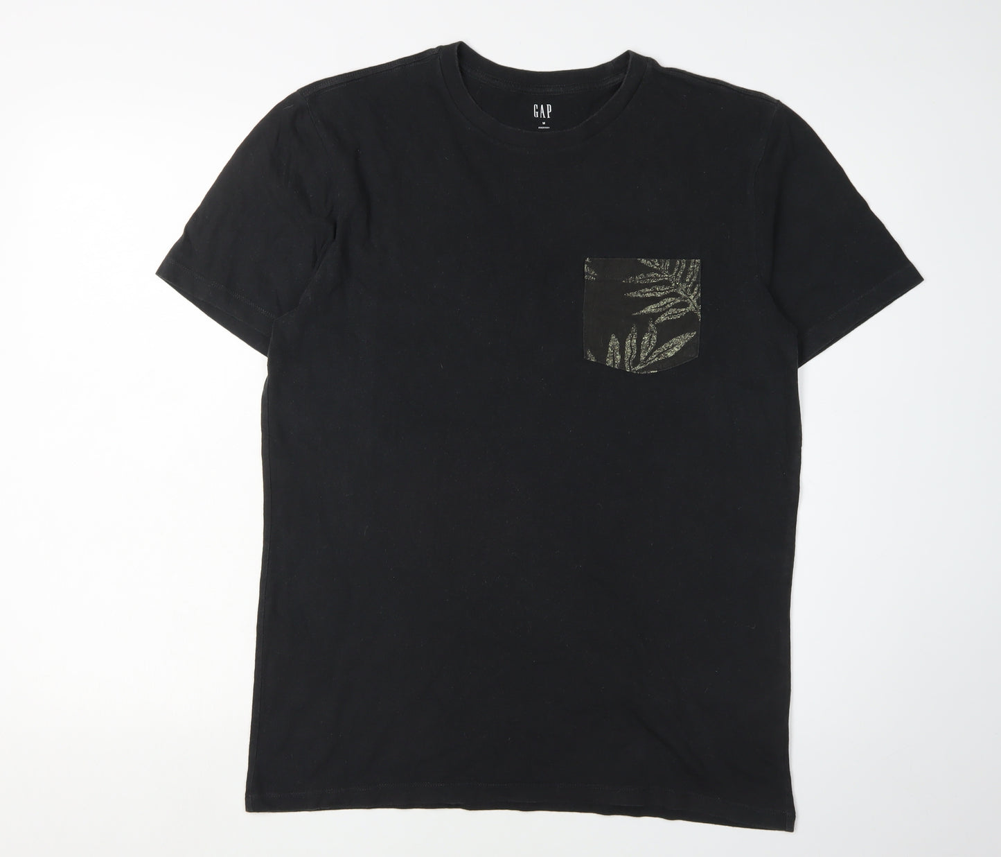 GAP Men's Black Crew Neck T-Shirt M