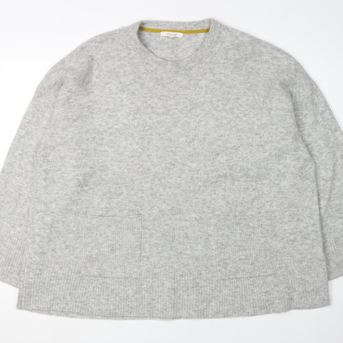 White Stuff Women's Grey Pullover Jumper, Size 20