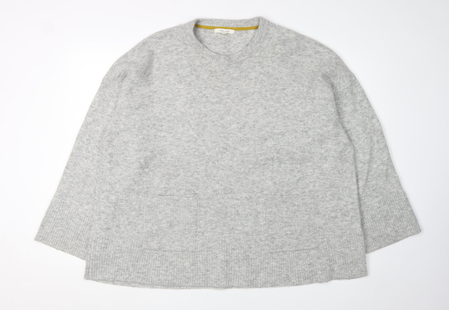 White Stuff Women's Grey Pullover Jumper, Size 20