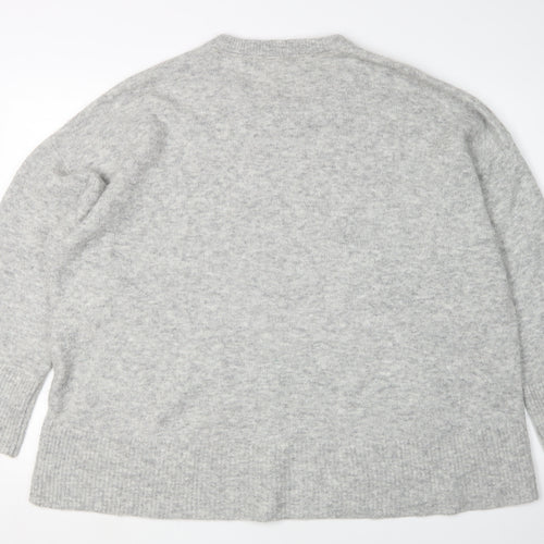White Stuff Women's Grey Pullover Jumper, Size 20