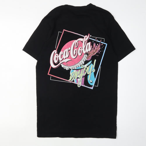 Next Men's Black Coca-Cola Graphic T-Shirt, Size S