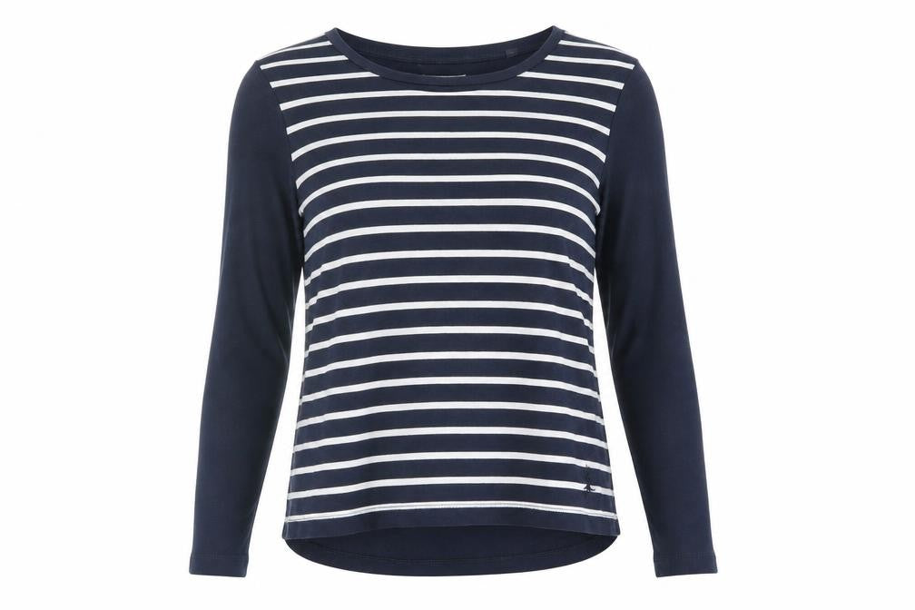 Jack Wills Women's Blue Striped Long Sleeve T-Shirt