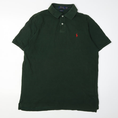 Polo Ralph Lauren Men's Green Classic Fit Polo L