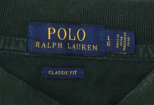 Polo Ralph Lauren Men's Green Classic Fit Polo L