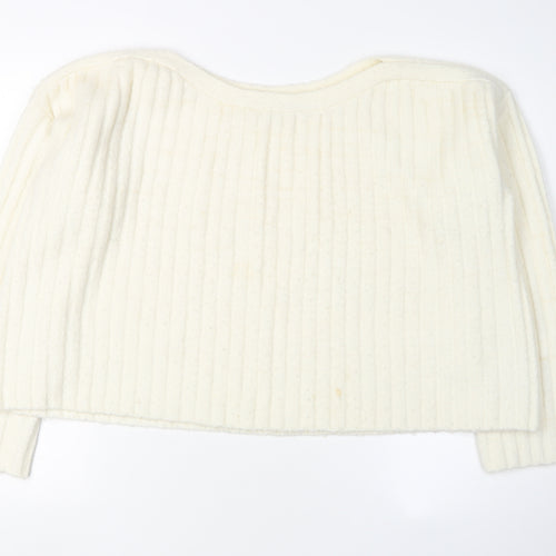 French Connection Women's Ivory XS Jumper