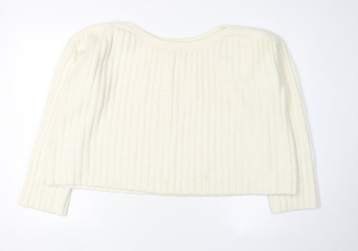 French Connection Women's Ivory XS Jumper