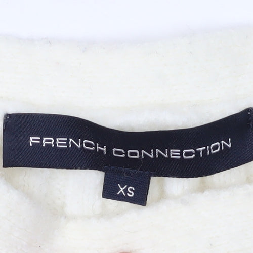 French Connection Women's Ivory XS Jumper