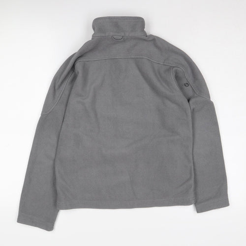 Trespass Boys Grey Fleece Long Sleeve Jacket 11-12 Years
