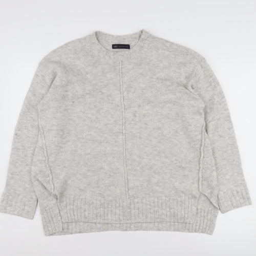 Marks and Spencer Women's Grey Knit Jumper - Medium