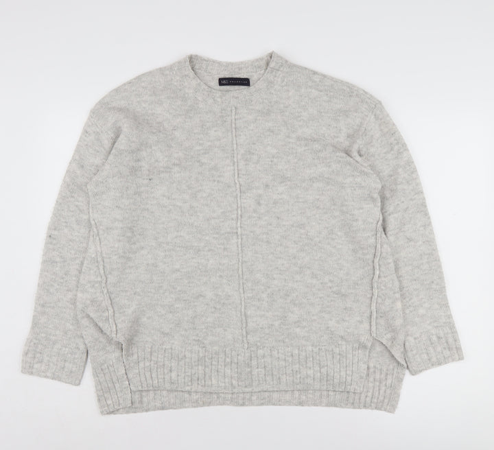 Marks and Spencer Women's Grey Knit Jumper - Medium